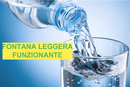 Fontana Leggera in funzione